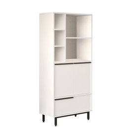 Hanah Home Mueble de Baño On9C-W Blanco 74.8cm x 161.6cm x 35.5cm Elegante y Funcional